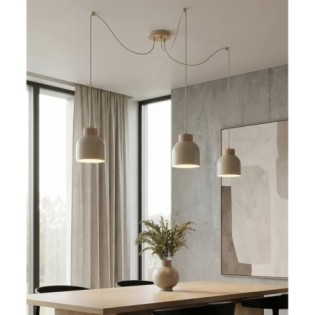 Suspension Prut Moka (3 lumières)