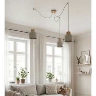 Suspension Prut Moka (3 lumières)