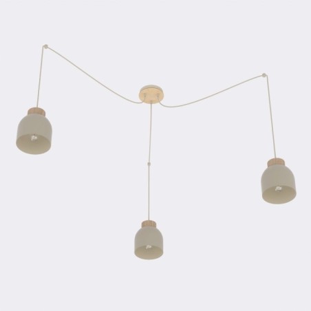 Suspension Prut Moka (3 lumières)