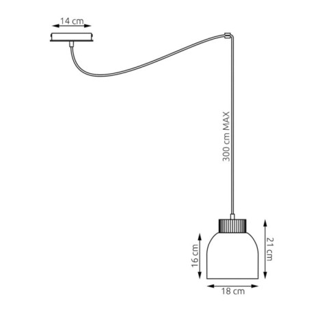 Suspension Prut Noir