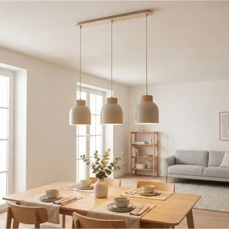 Suspension Oka Moca (3 lumières)