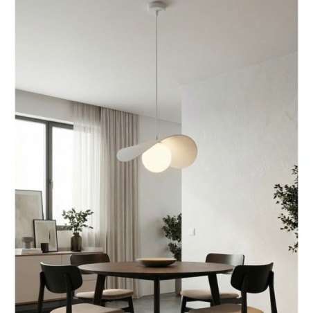 Suspension Nera M Blanc