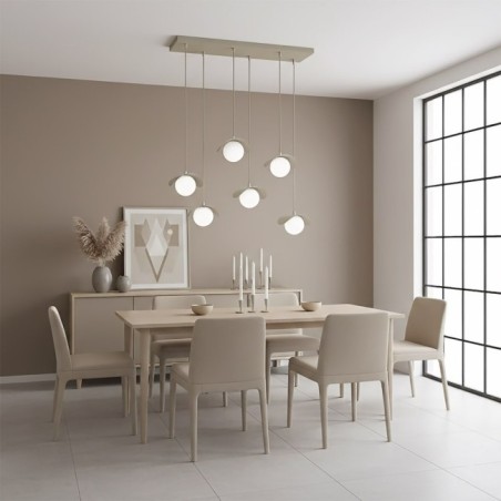 Suspension Nera Moca (6 lumières)