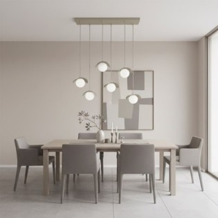 Suspension Nera Moca (6 lumières)