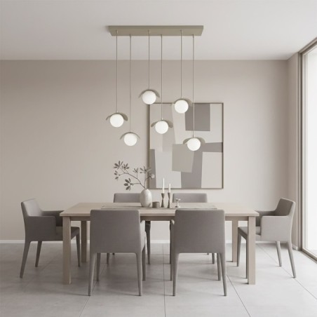 Suspension Nera Moca (6 lumières)