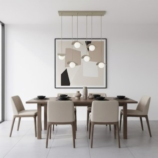 Suspension Nera Moca (6 lumières)