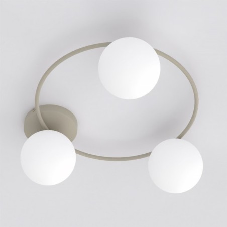 Lampe de plafond Buga Moka Opale (3 lumières)