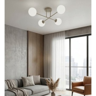Lampe de plafond Drin Moka...