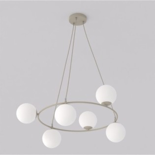 Suspension Ibar Opal (6 lumières)