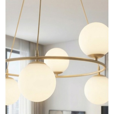 Suspension Ibar Opal (6 lumières)