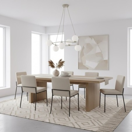 Suspension Ibar Opal (6 lumières)