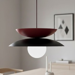 Suspension Mor Noir+Bordeaux