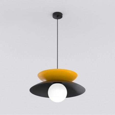 Suspension Mor Noir+Jaune