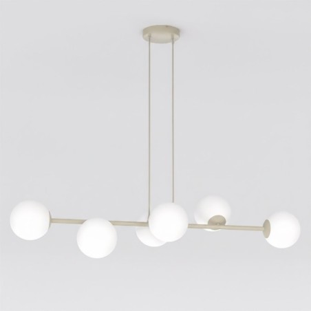 Suspension Odra Moka Opale (6 lumières)