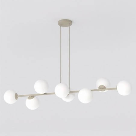 Suspension Odra Moka Opale (8 lumières)