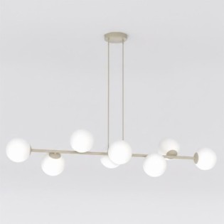 Suspension Odra Moka Opale (8 lumières)