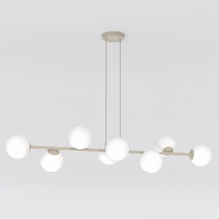 Suspension Odra Moka Opale (8 lumières)