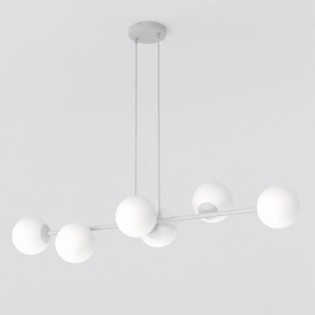 Suspension Odra Gris Opal (6 lumières)