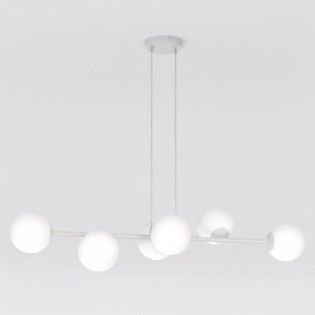 Suspension Odra Gris Opal (6 lumières)
