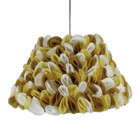 Lampe de plafond Pétalos "Tricolor" jaune