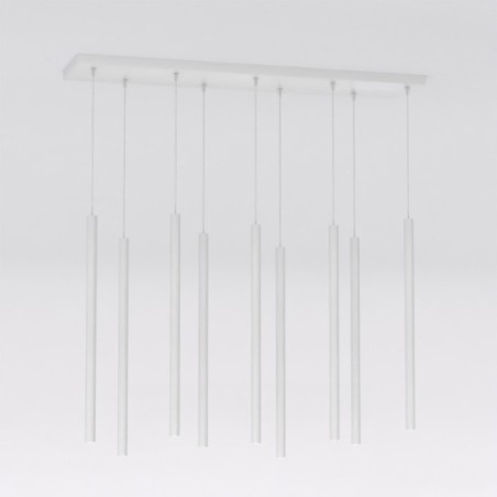 Suspension Uza Grise (9 lumières)