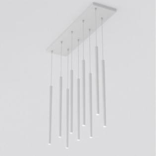 Suspension Uza Grise (9 lumières)