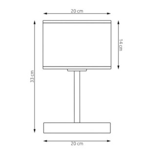 Lampe de table Velto Noir