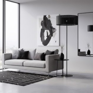 Lampe sur pied Velto Noir