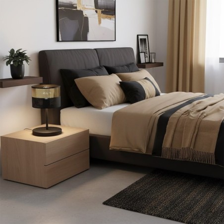 Lampe de table Velto Noir + Ororo - Nordlux - Lampes.es