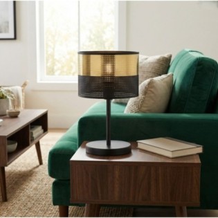 Lampe de table Velto Noir + Ororo - Nordlux - Lampes.es