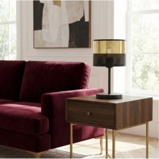 Lampe de table Velto Noir + Ororo - Nordlux - Lampes.es