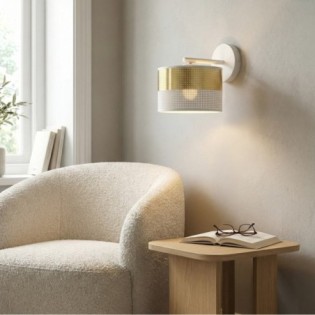 Applique mural Velto Blanc+Or - Nordlux - Lampes.es
