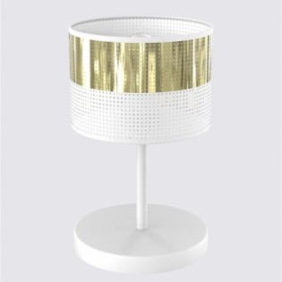 Lampe de table Velto Blanc+Or