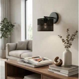Applique mural Lomis Noir