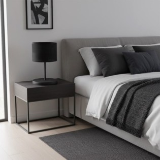 Lampe de table Lomis Noir