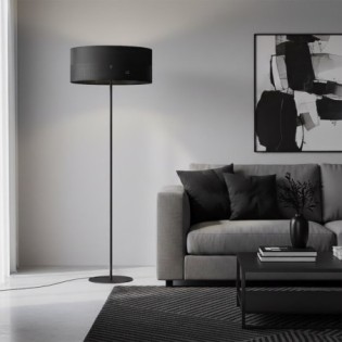 Lampe sur pied Lomis Noir