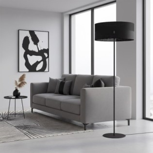 Lampe sur pied Lomis Noir