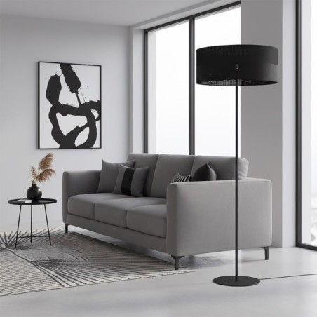 Lampe sur pied Lomis Noir