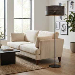 Lampe sur pied Lomis Noir