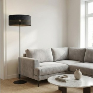 Lampe sur pied Lomis Noir