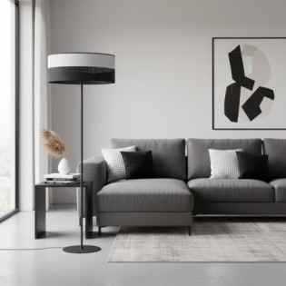 Lampe sur pied Lomis Gris