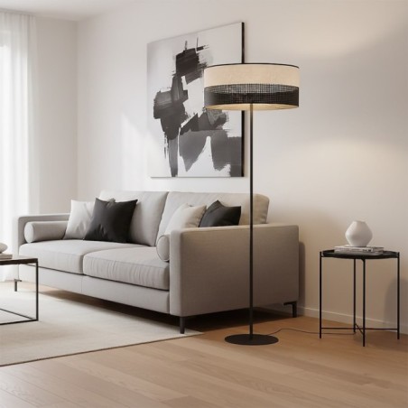 Lampe sur pied Lomis Gris