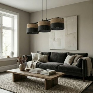 Suspension Lomis Marron (3...