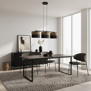 Suspension Lomis Marron (3 lumières)