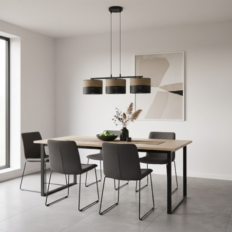 Suspension Lomis Marron (3 lumières)