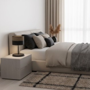 Lampe de table Lomis Marron