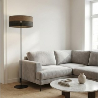 Lampe sur pied Lomis Marron