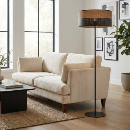 Lampe sur pied Lomis Marron
