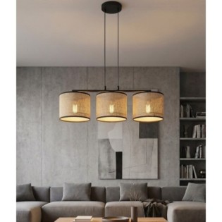Suspension Nar Ratán (3 lumières)