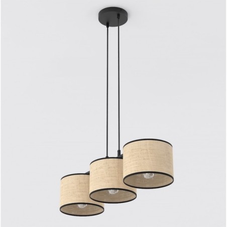 Suspension Nar Ratán (3 lumières)